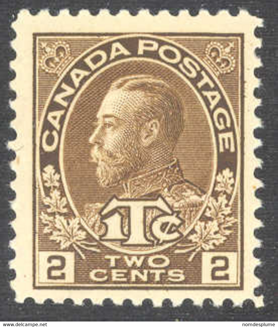 1473) Canada MR4 War Tax Mint 1916 - Oorlogsbelastingen