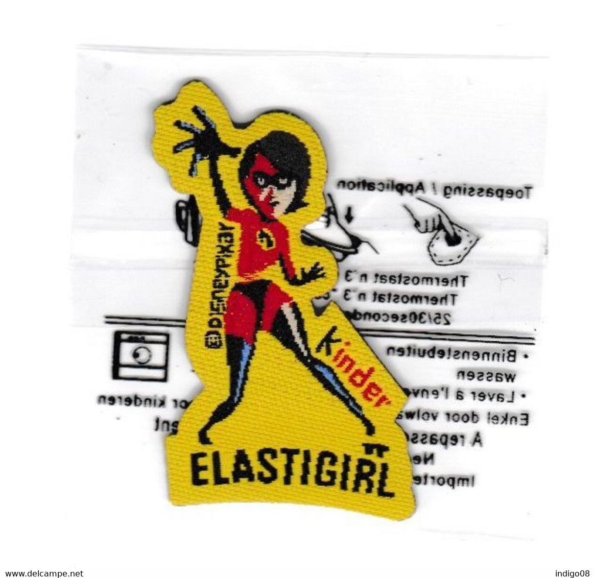 Kinder Chocolat Belgium Série Tagtoos The Incredibles: Elastigirl - Andere & Zonder Classificatie