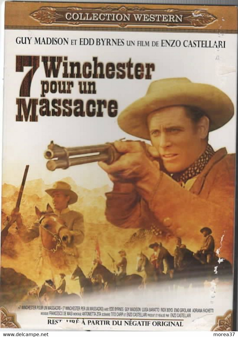 7 WINCHESTER POUR UN MASSACRE       Avec Guy MADISON      C35 - Western/ Cowboy