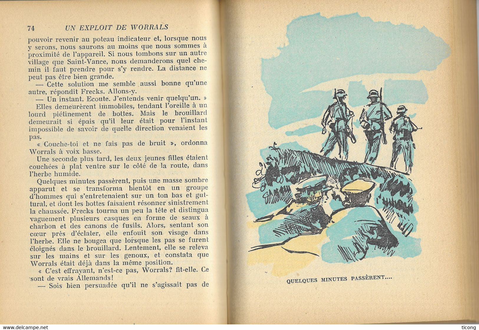 CAPTAIN W.E. JOHNS - UN EXPLOIT DE WORRALS, DESSINS D ALBERT BRENET, JAQUETTE, 1ERE EDITION FRANCAISE 1951, A VOIR - Bibliothèque De La Jeunesse