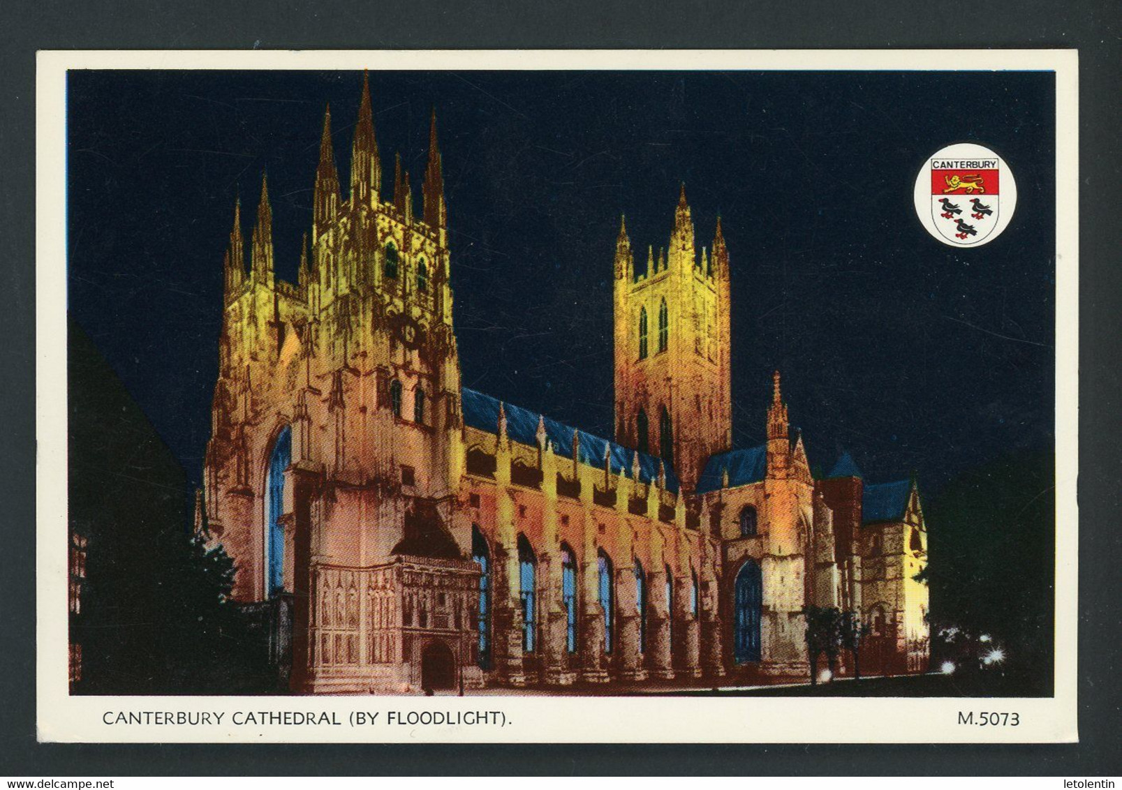 CPM - CANTERBURY CATHEDRAL (BY FLOODLIGHT) - Canterbury