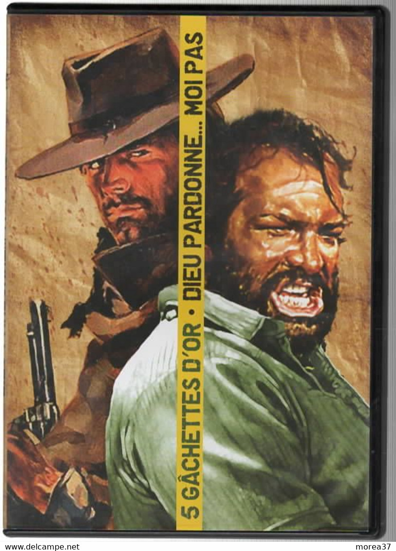 5 GACHETTES D'OR  Et  DIEU PARDONNE ...MOI PAS     2 Films   Avec BUD SPENCER   C35 - Western/ Cowboy