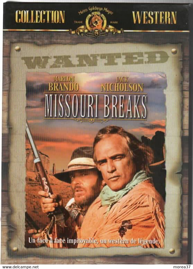 MISSOURI BREAKS     Avec  MARLON BRANDO Et JACK NICHOLSON   C35 - Western