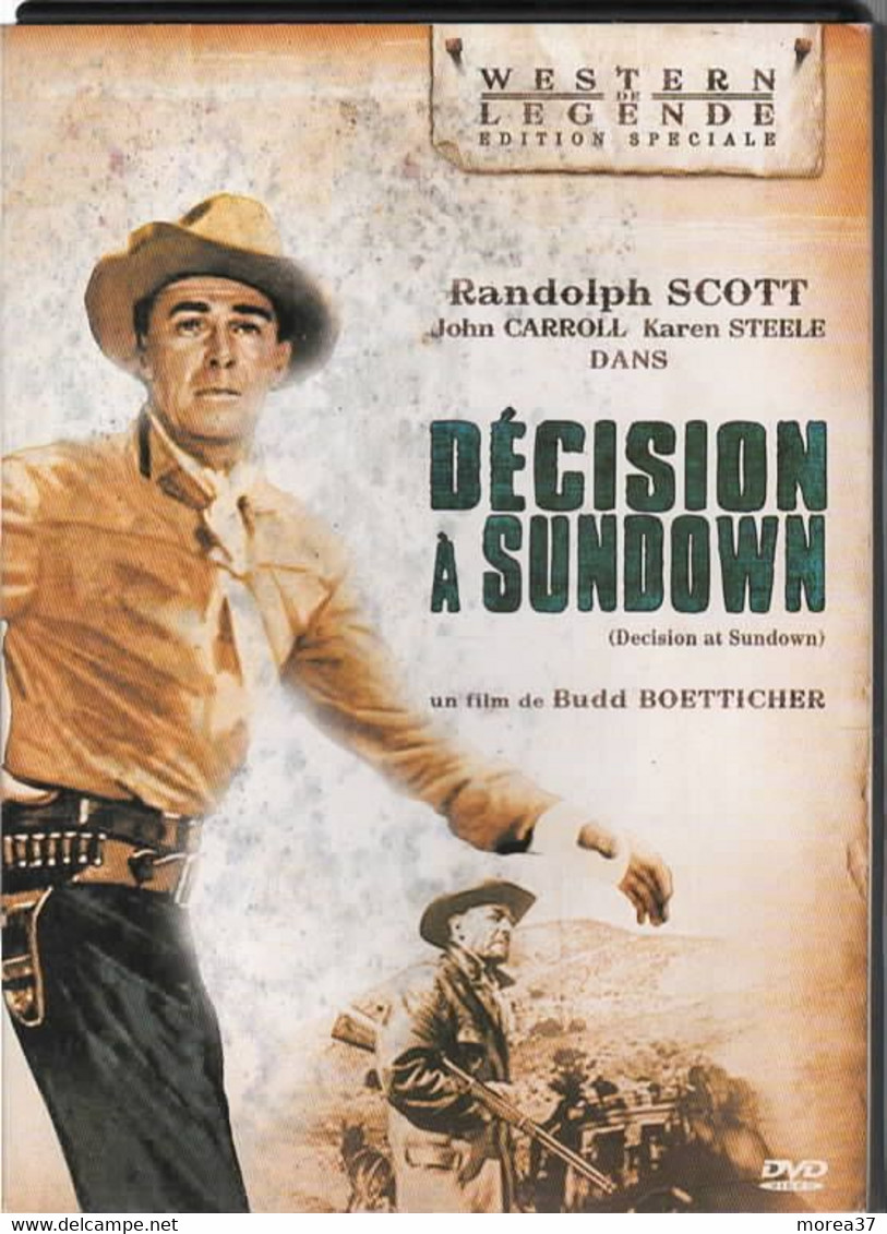 DECISION A SUNDOWN     Avec  RANDOLPH SCOTT     C35 - Western / Cowboy