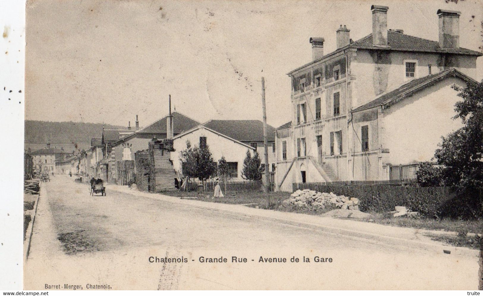 CHATENOIS GRANDE RUE AVENUE DE LA GARE - Chatenois
