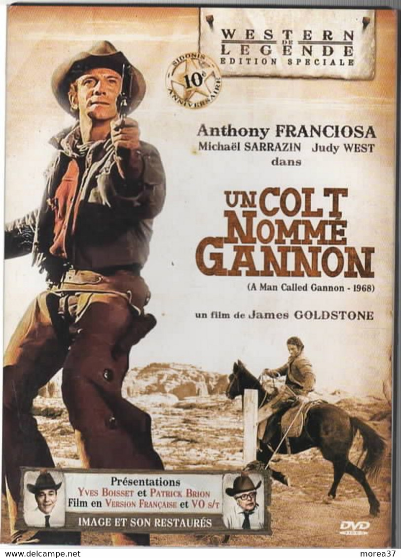 UN COLT NOMME GANNON    Avec  ANTHONY FRANCIOSA      C35 - Western / Cowboy