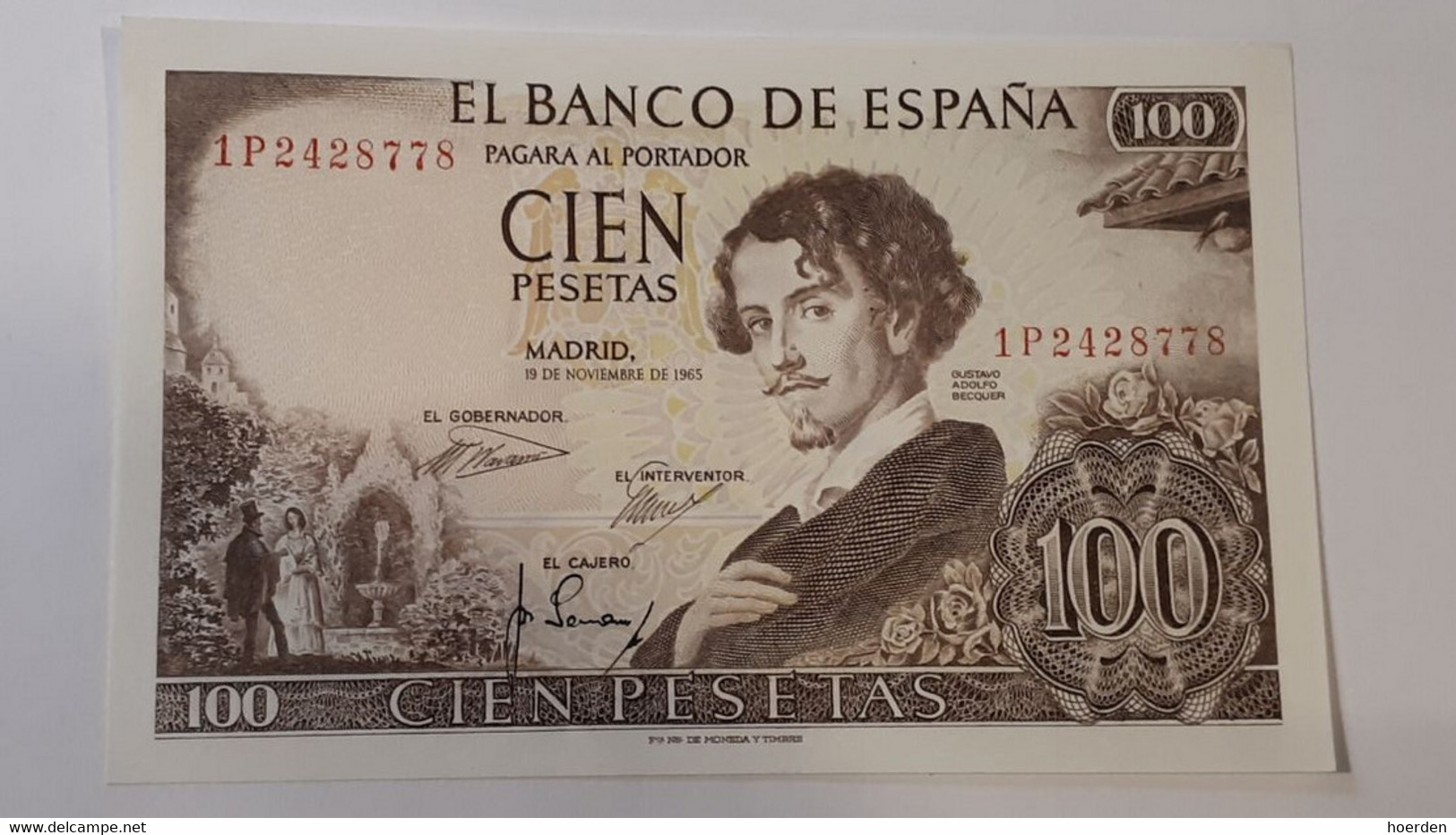 Spain - Spanien 100 Pesetas P.150 Unc- - 100 Pesetas