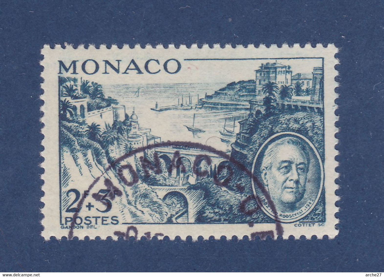 TIMBRE MONACO N° 299 OBLITERE - Oblitérés