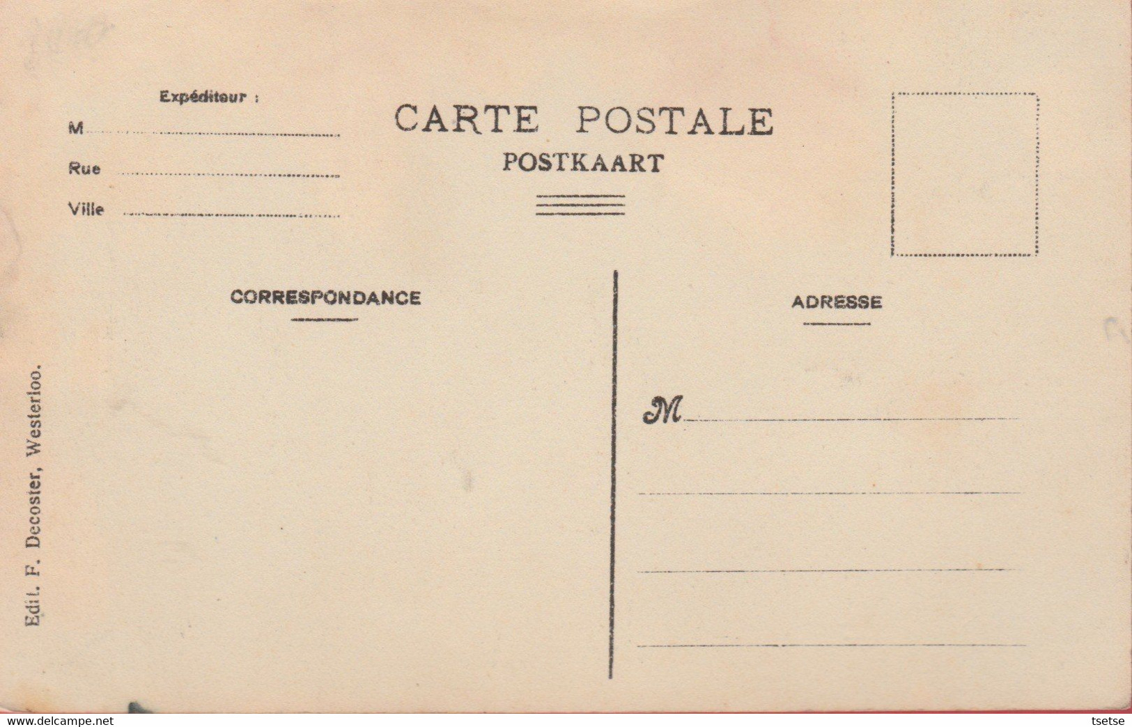 Westerloo -  Bist  ( Verso Zien ) - Westerlo