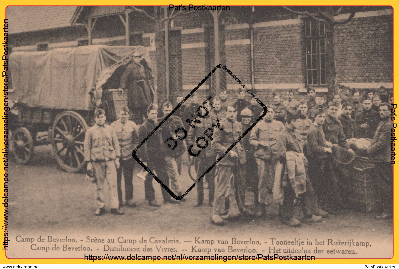 PP-0210 Camp De Beverloo - Scène Au Camp De Cavalerie -- Kamp Van Beverloo - Toneeltje In Het Ruiterijkamp - Leopoldsburg (Camp De Beverloo)