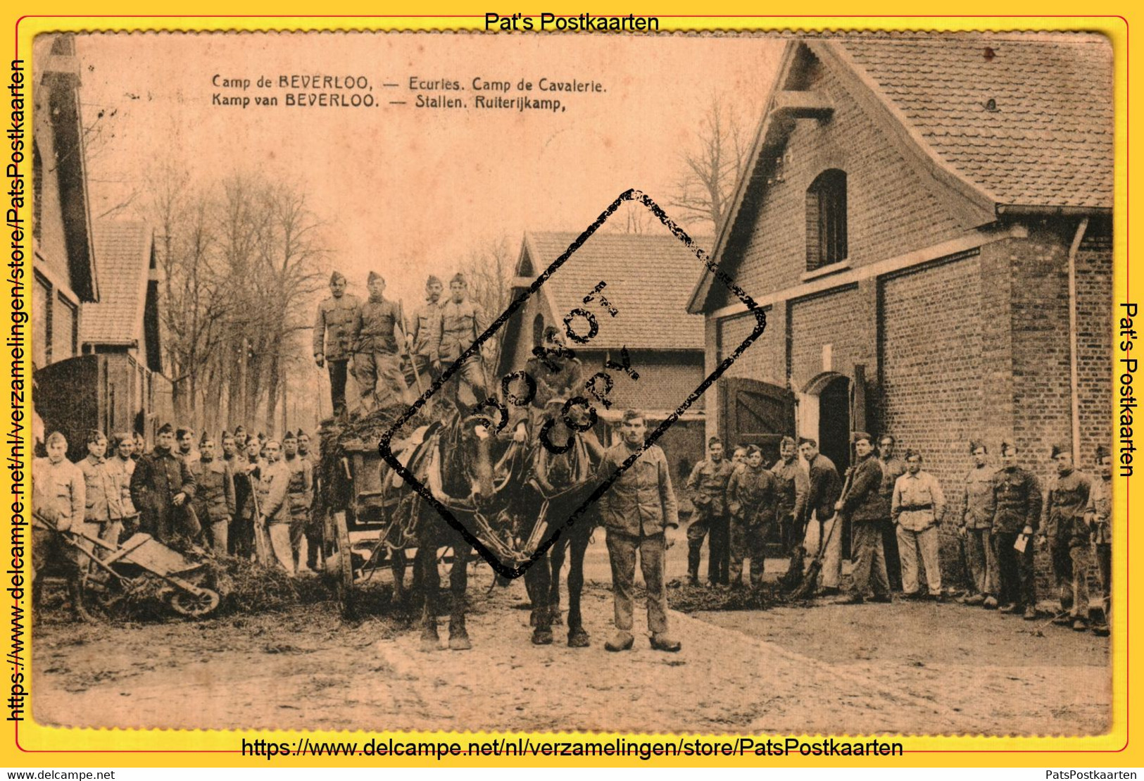 PP-0213 Camp De BEVERLOO - Ecuries. Camp De Cavalerie  Kamp Van BEVERLOO - Stallen. Ruiterijkamp - Leopoldsburg (Kamp Van Beverloo)