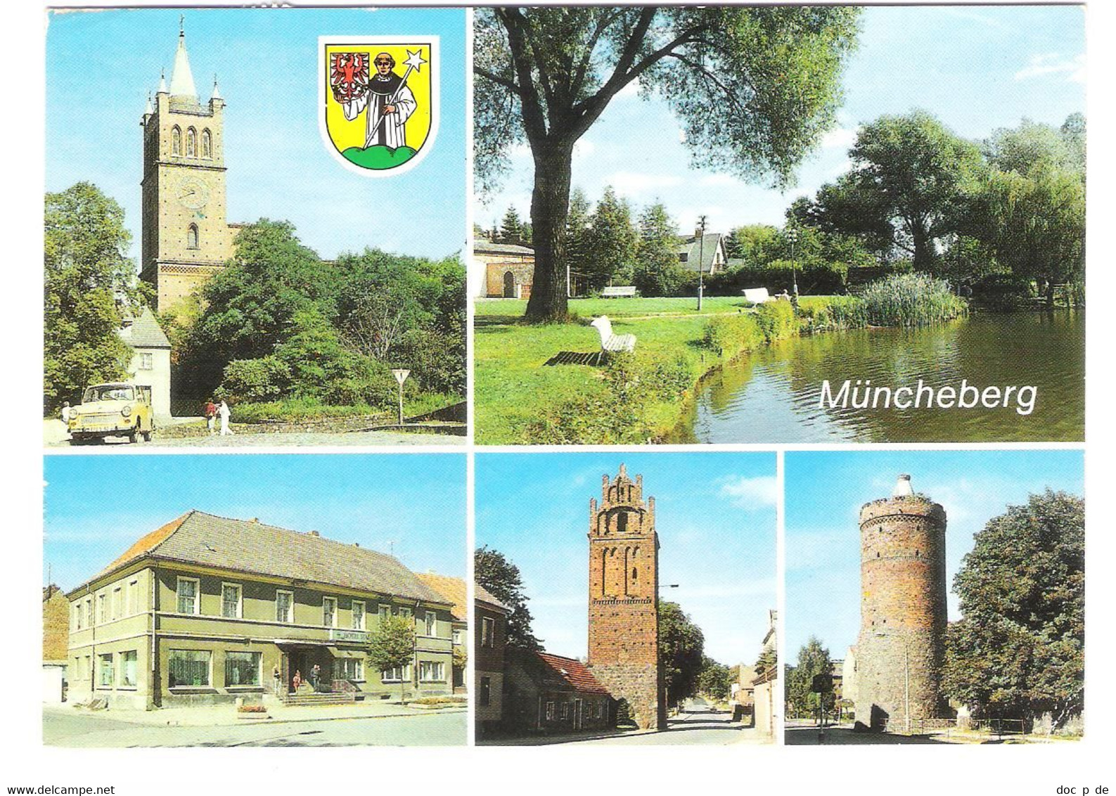 Deutschland - Müncheberg Kreis Strausberg - Wappen - Muencheberg