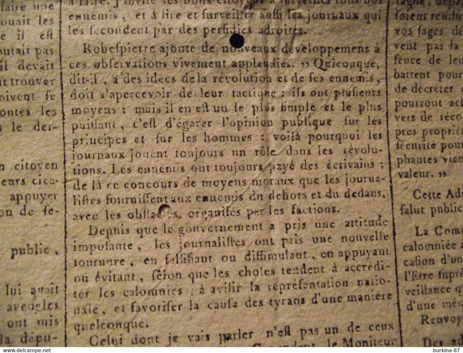 Gazette Nationale Ou Le Moniteur Universel, 27 JUIN 1794, Convention Nationale, Journal Officiel, 9 Messidor An 2 - Zeitungen - Vor 1800