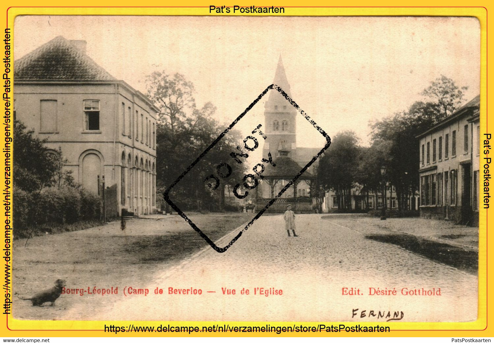 PP-0218 Bourg-Léopold (Camp De Beverloo) - Vue De L'Eglise) - Leopoldsburg (Camp De Beverloo)
