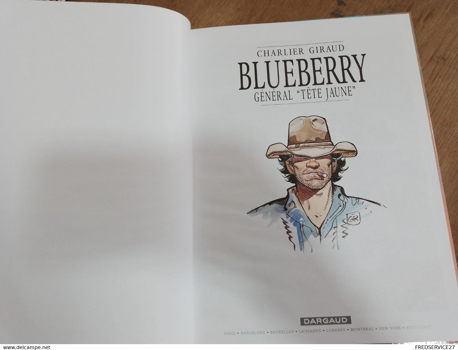 59 //  BLUEBERRY CHARLIER GIRAUD  GENERAL "TETE JAUNE" N°10 - Blueberry