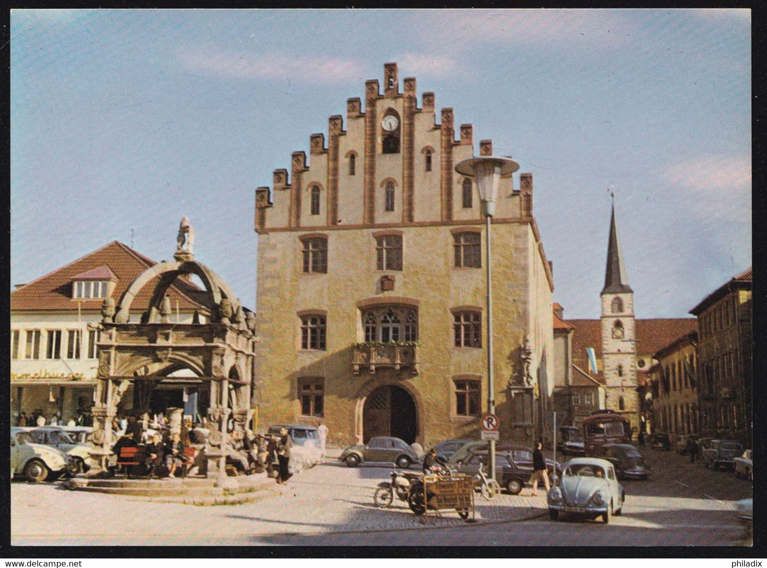 Germany Hammelburg An Der Fränkischen Saale - Marktplatz - VW Käfer (N-519) - Hammelburg