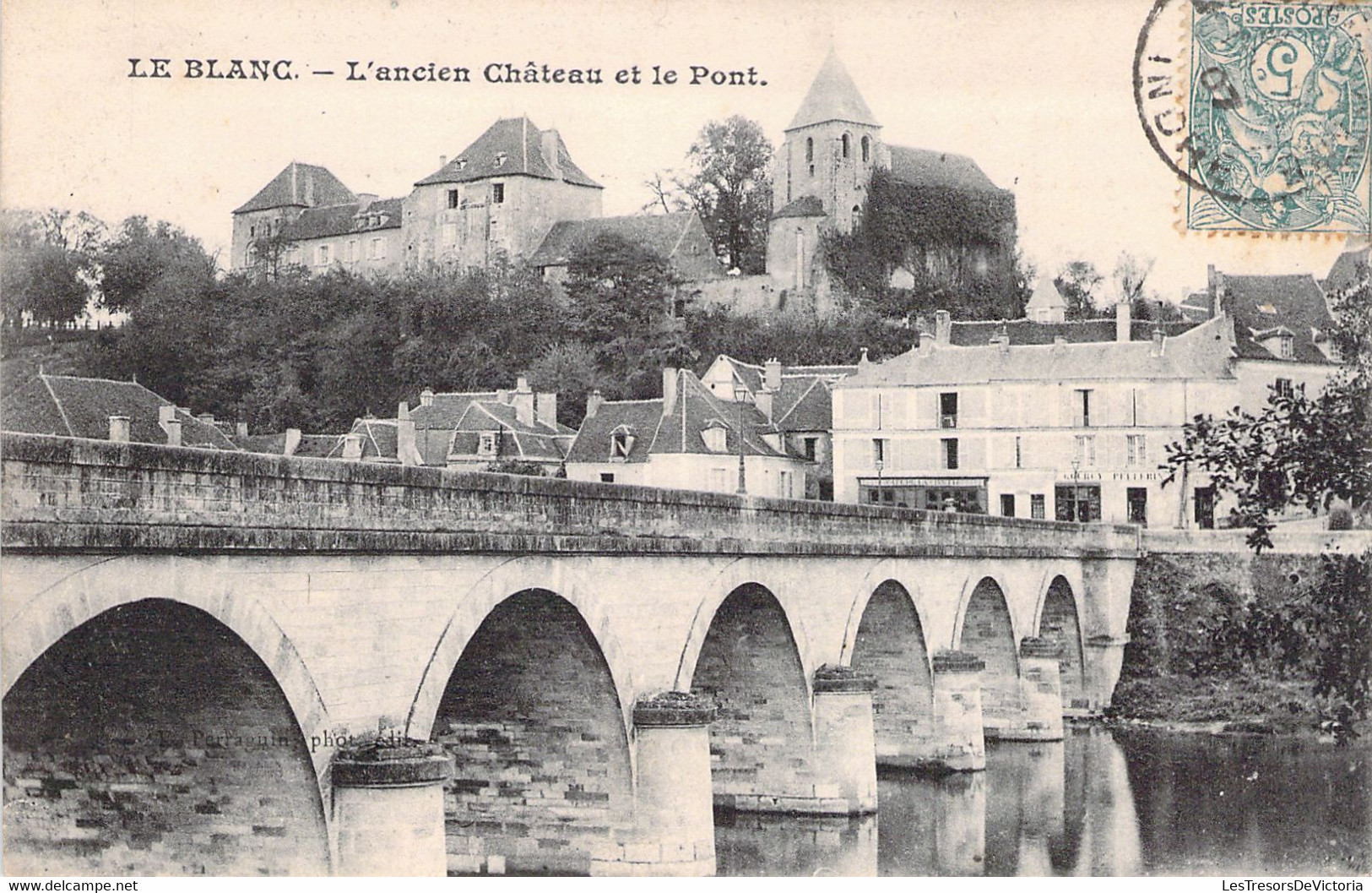 CPA FRANCE - 36 - LE BLANC - L'ancien Château Et Le Pont - Le Blanc