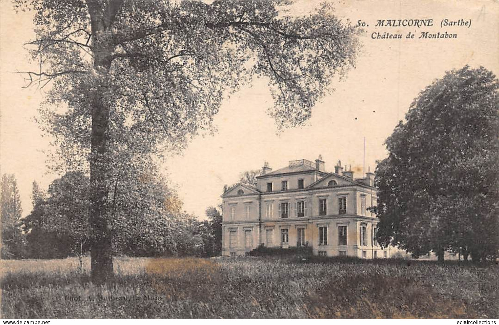 Malicorne Sur Sarthe      72        Château De Montabon   (voir Scan) - Malicorne Sur Sarthe