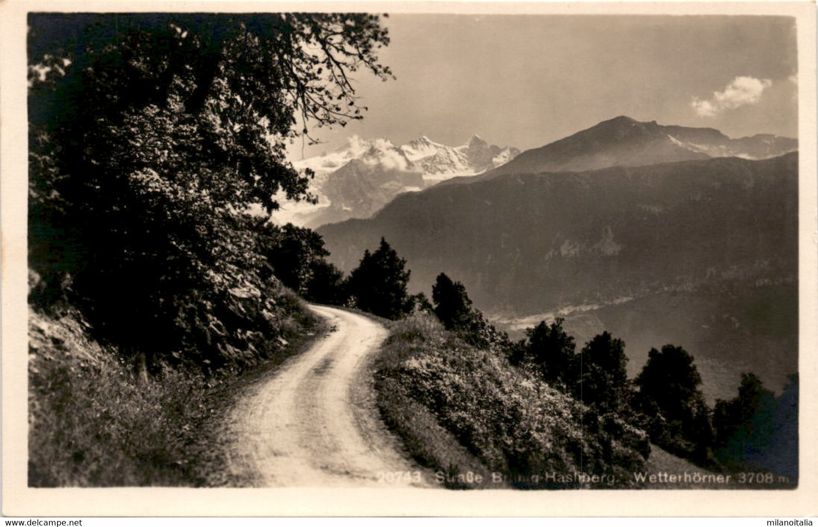 Straße Brünig-Hasliberg - Wetterhörner (20743) - Hasliberg