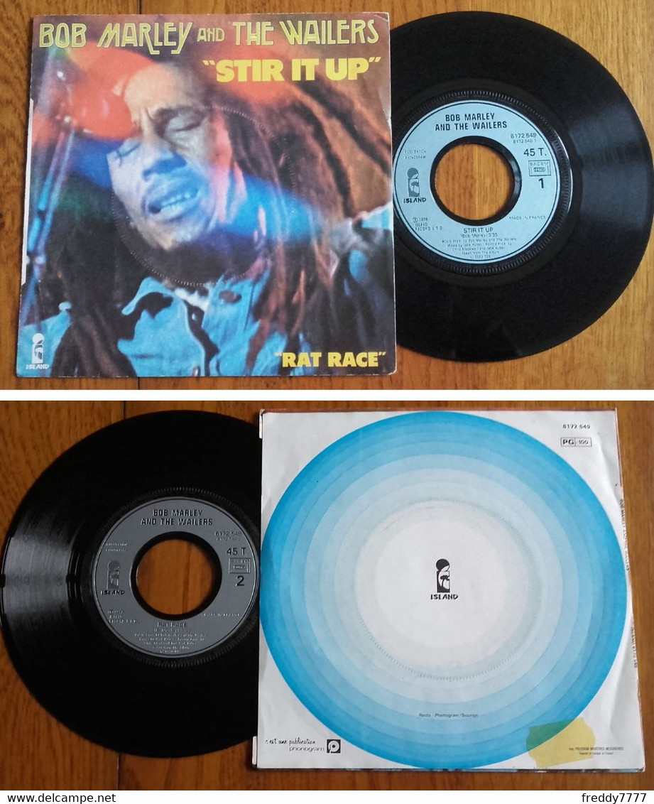 RARE French SP 45t RPM (7") BOB MARLEY And The WAILERS «Stir It Up» (1979) - Reggae