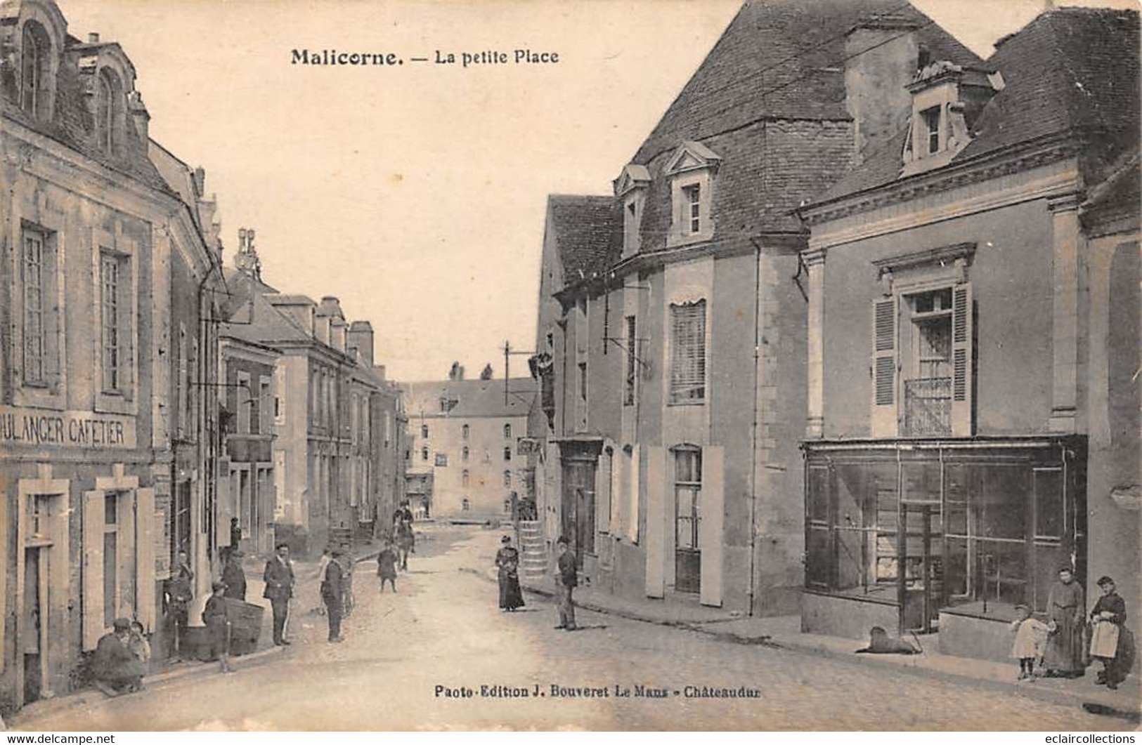 Malicorne Sur Sarthe        72        La  Petite Place   -  2  -    (voir Scan) - Malícorne Sur Sarthe