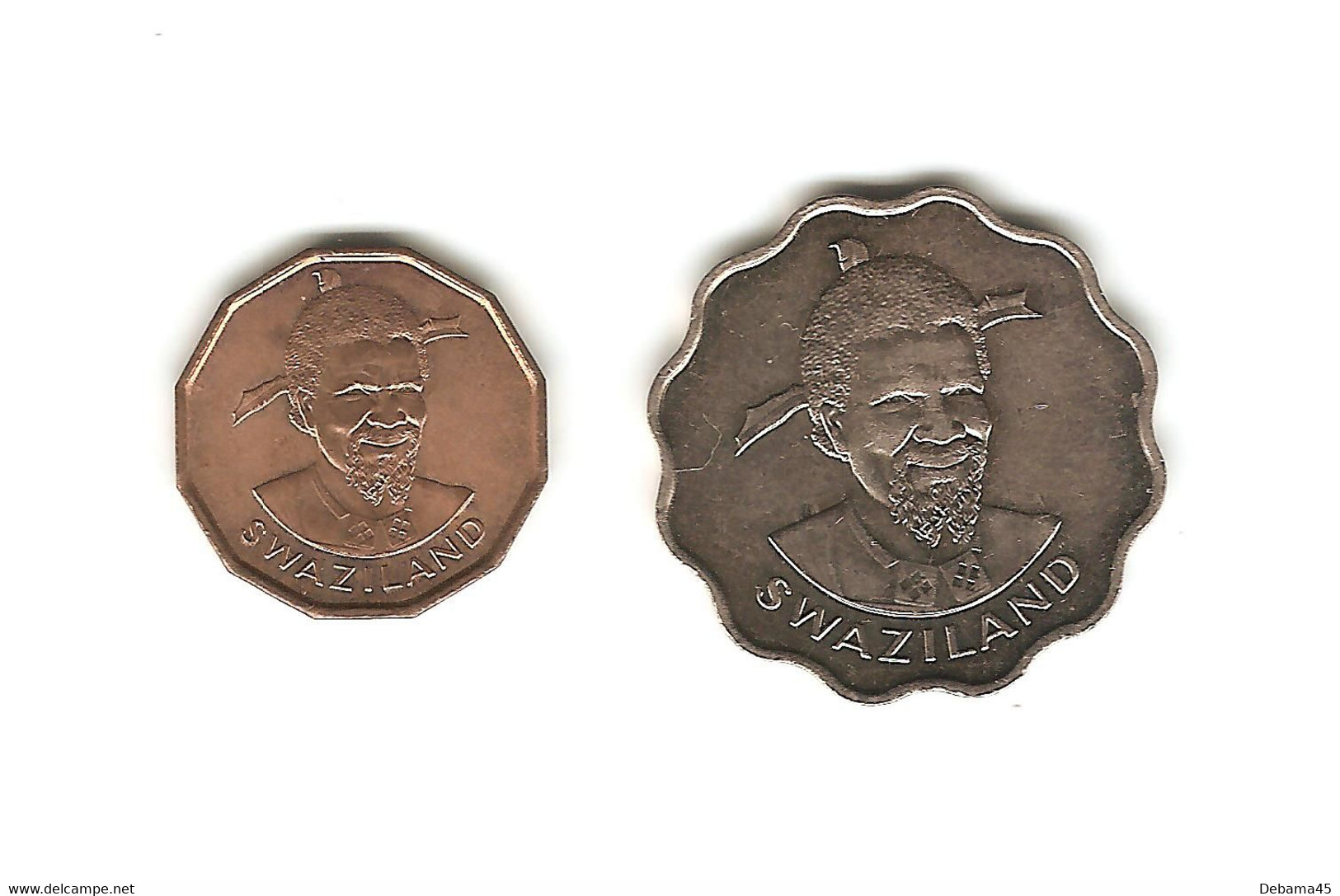 384/ Swaziland : 1 Cent 1975 - 20 Cents 1979 - Swaziland