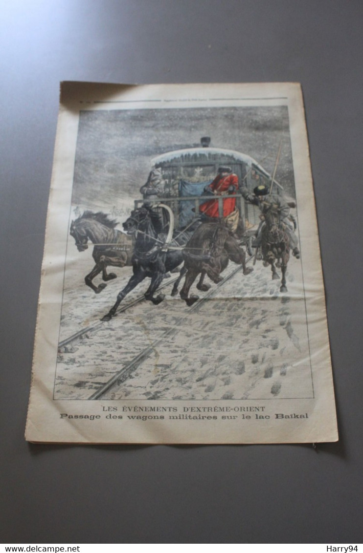 Le Petit Journal Supplément Illustré N°696 Pendant Le Débarquement De Vladivostock 1904 - Le Petit Parisien