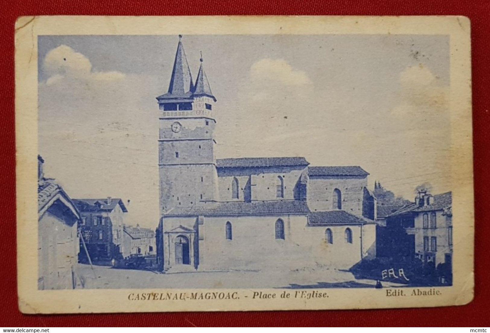 CPA  - Castelnau Magnoac - Place De L'église - Castelnau Magnoac