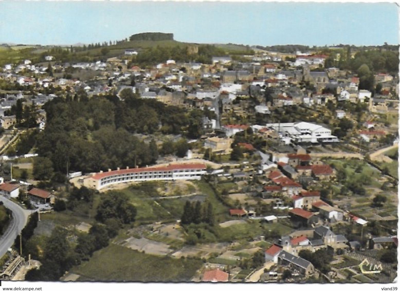 Pouzauges. -  Vue Générale Aérienne. -  Cachet Poste 1970 - Pouzauges