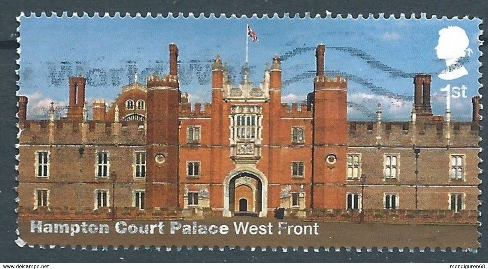 GROSSBRITANNIEN GRANDE BRETAGNE GB 2018 HAMPTON COURT PALACE: WEST FRONT 1ST USED SG 4110 MI 4233 YT 4653 SC 3752 - Non Classés