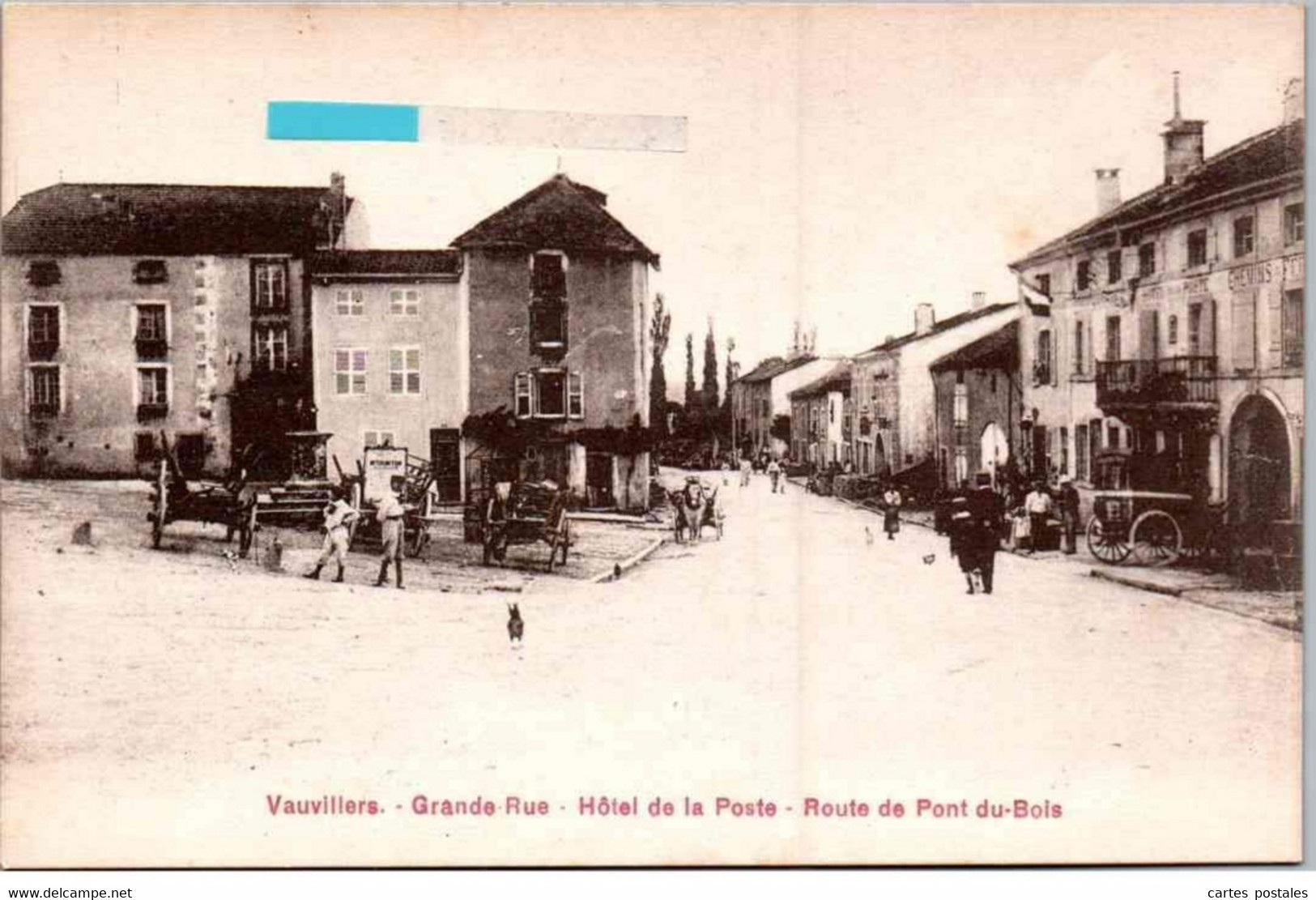 VAUVILLERS Grande Rue - Hôtel De La Poste  - Route Du Pont-du-bois - Vauvillers