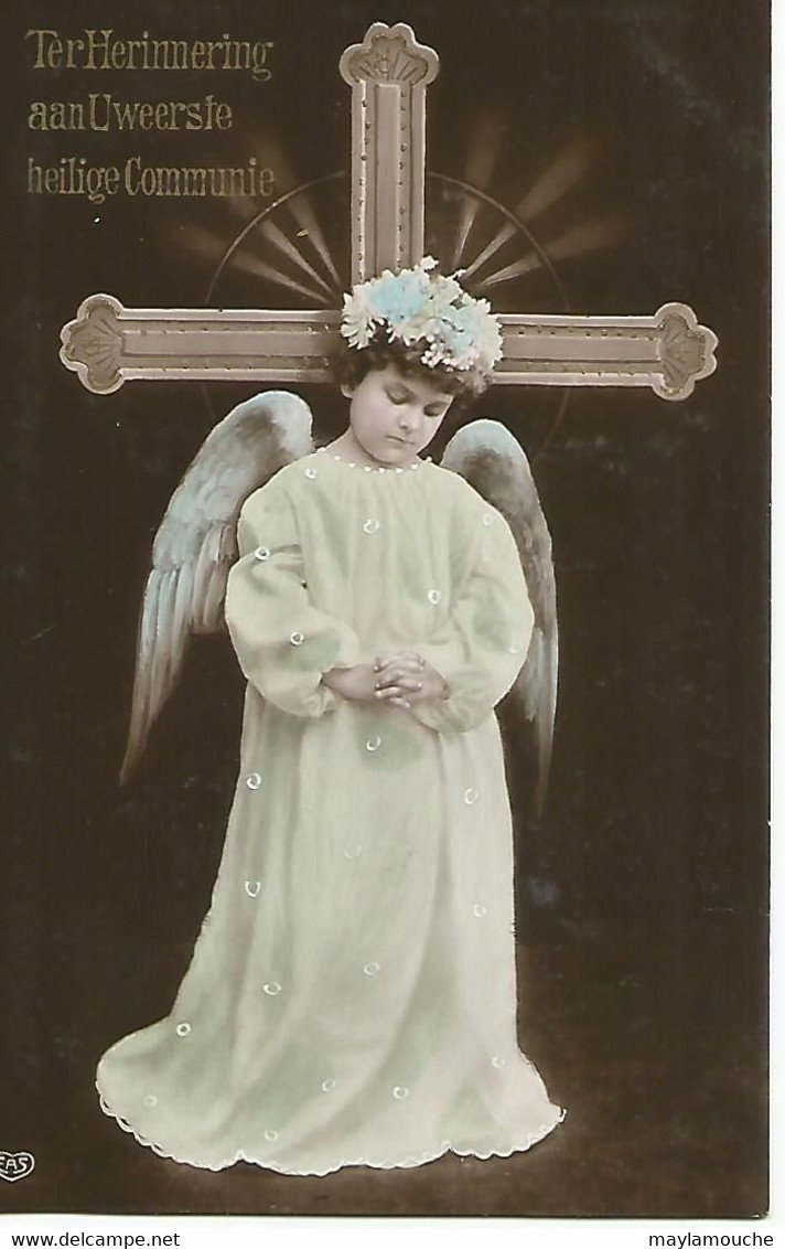 Jeune Fille Communionante (  Ange - Communion