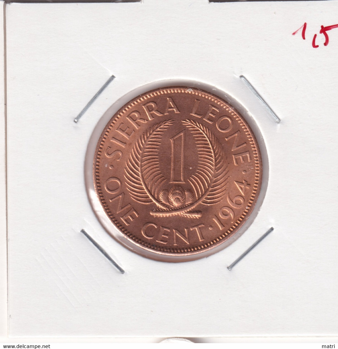 Sierra Leone 1 Cent 1964 Km#17 - Sierra Leone