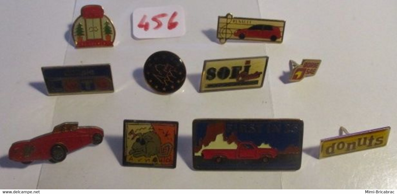 SUPER AFFAIRE A PRIX CASSE !!! LOT 456 : Lot De 10 Pin's TOUS DIFFERENTS En Très Bon état Mais SANS Les Attaches - Lots