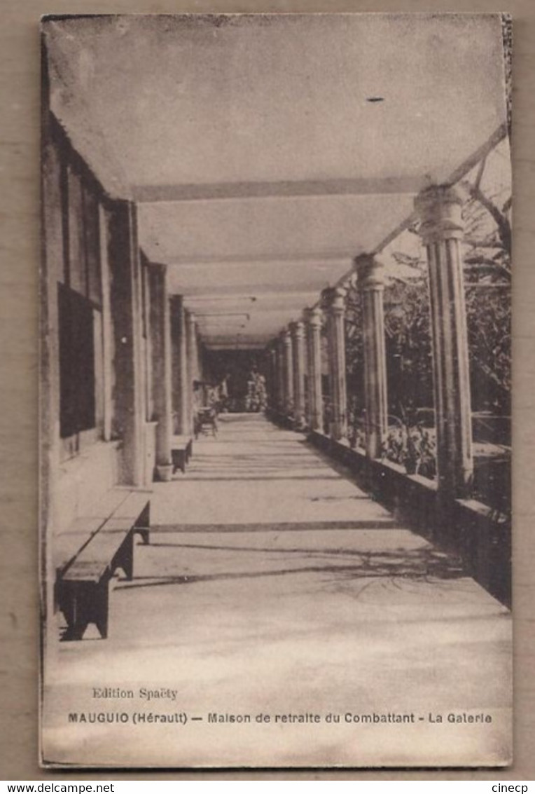 CPA 34 - MAUGUIO - Maison De Retraite Du Combattant - La Galerie - TB PLAN Intérieur - Mauguio