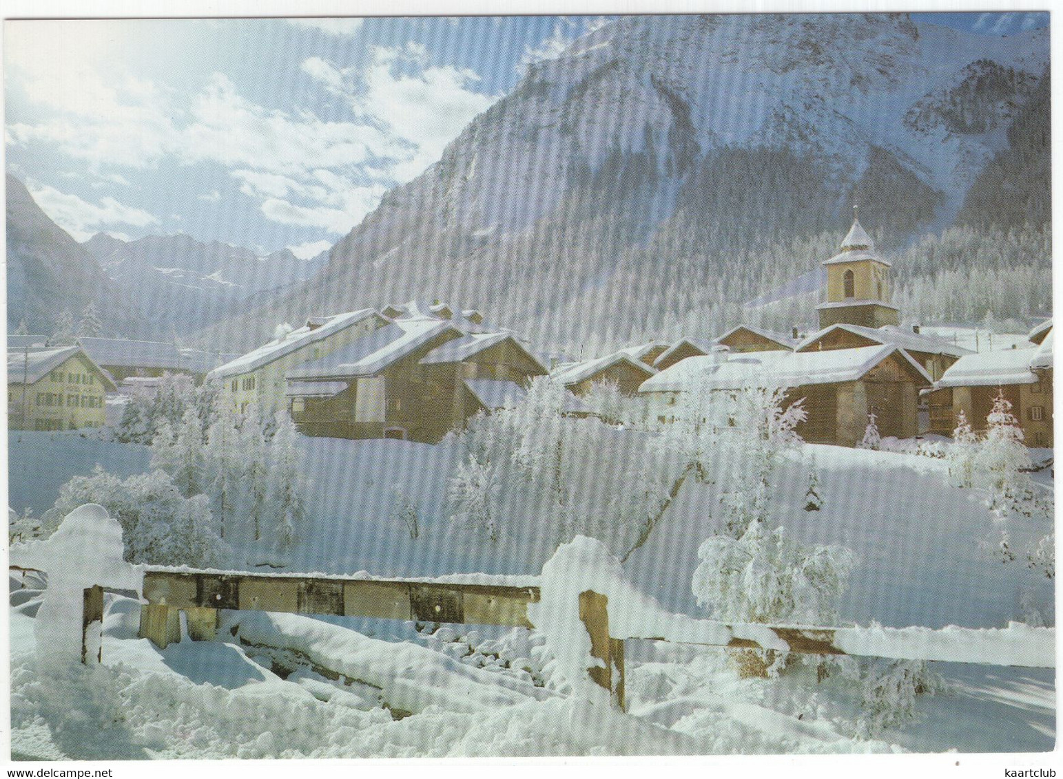 Bergün - (Schweiz/Suisse/CH) - Winter/Hiver - Bergün/Bravuogn