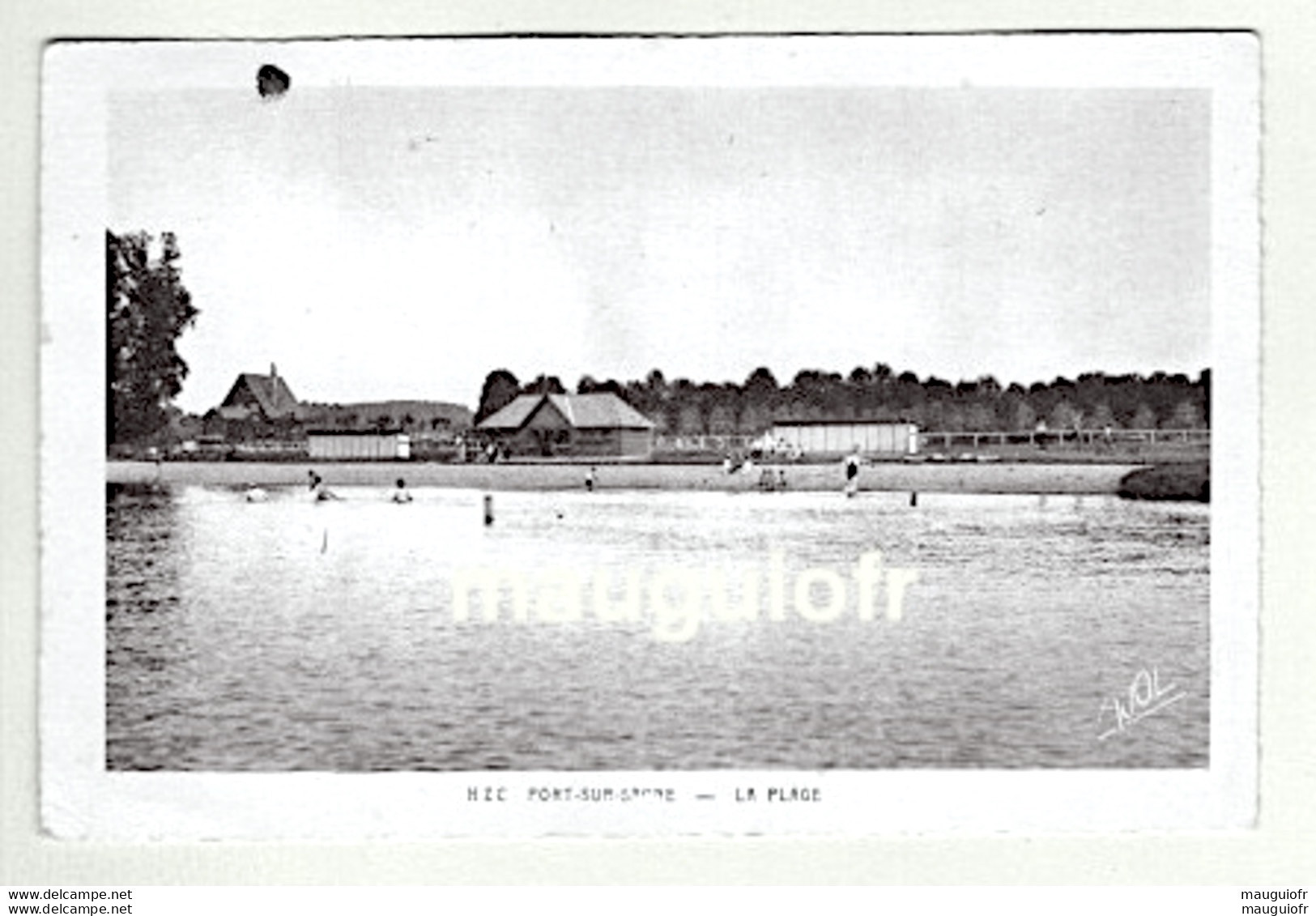 70 HAUTE SAÔNE / PORT-SUR-SAÔNE / LA PLAGE / 1943 - Port-sur-Saône