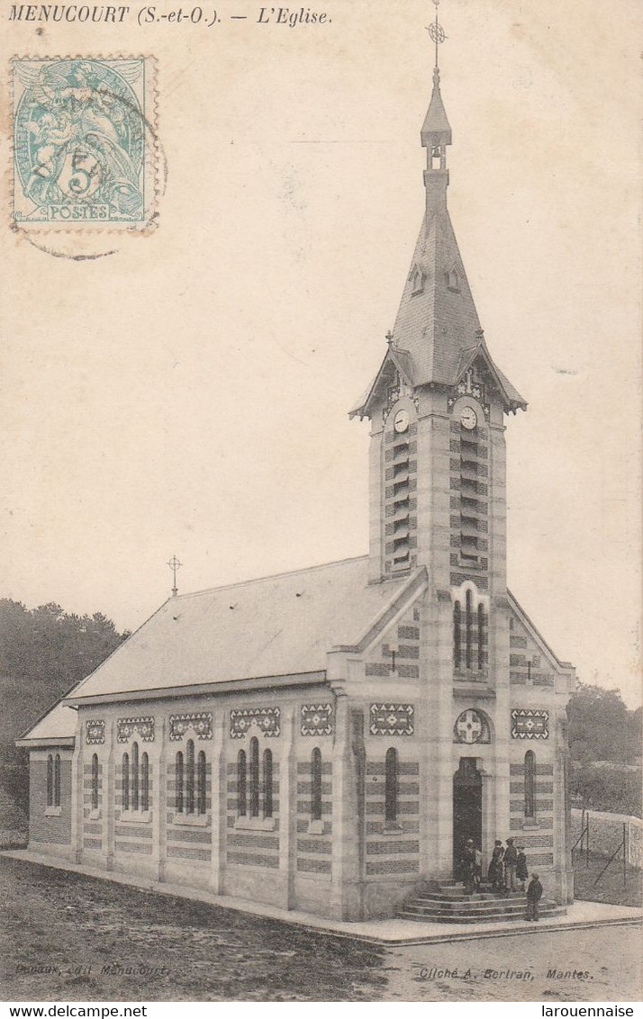 95 - MENUCOURT - L' Eglise - Menucourt