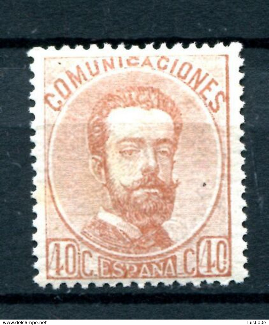 1872.ESPAÑA.EDIFIL 125*.NUEVO CON LEVE FIJASELLOS(MH).EXCELENTE CENTRAJECATALOGO 110€ - Nuevos