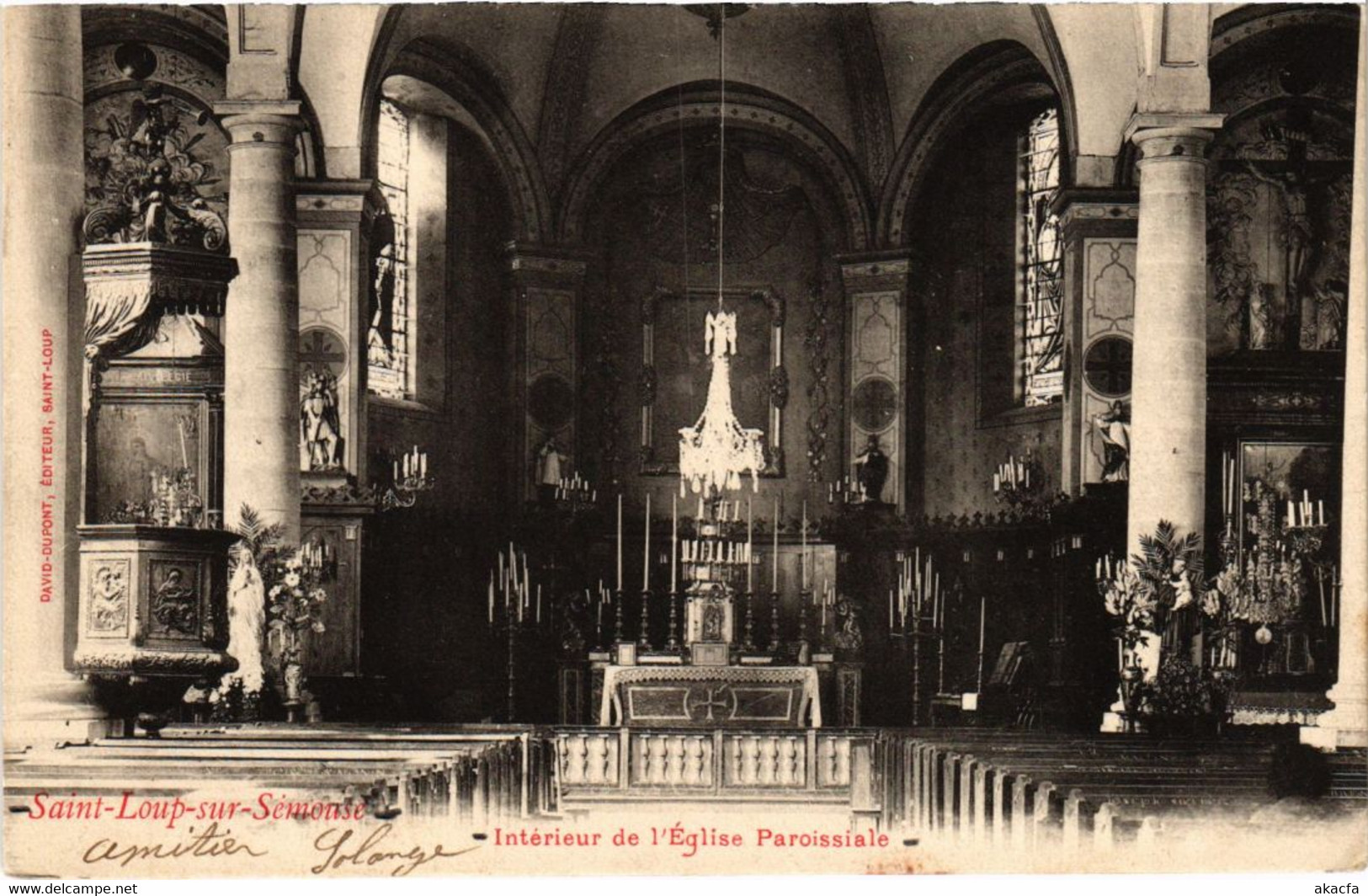 CPA ST-LOUP-SUR-SEMOUSE Interieur De L'Eglise (1272916) - Saint-Loup-sur-Semouse