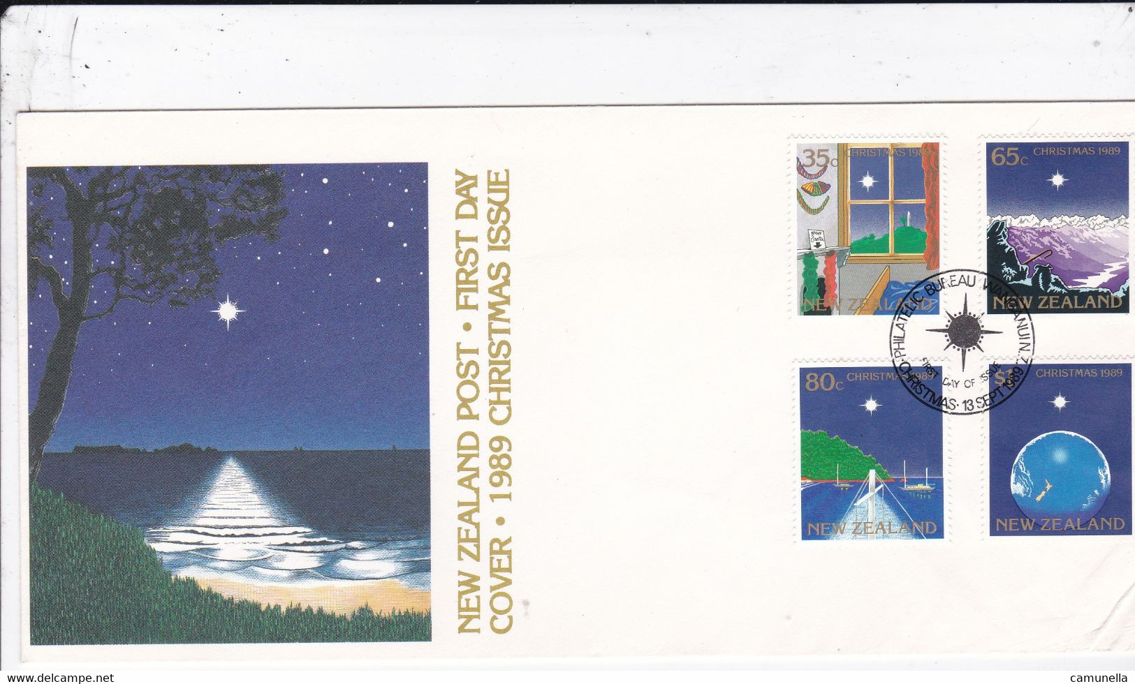 Fdc- Nuova Zelanda-busta 1989 - FDC