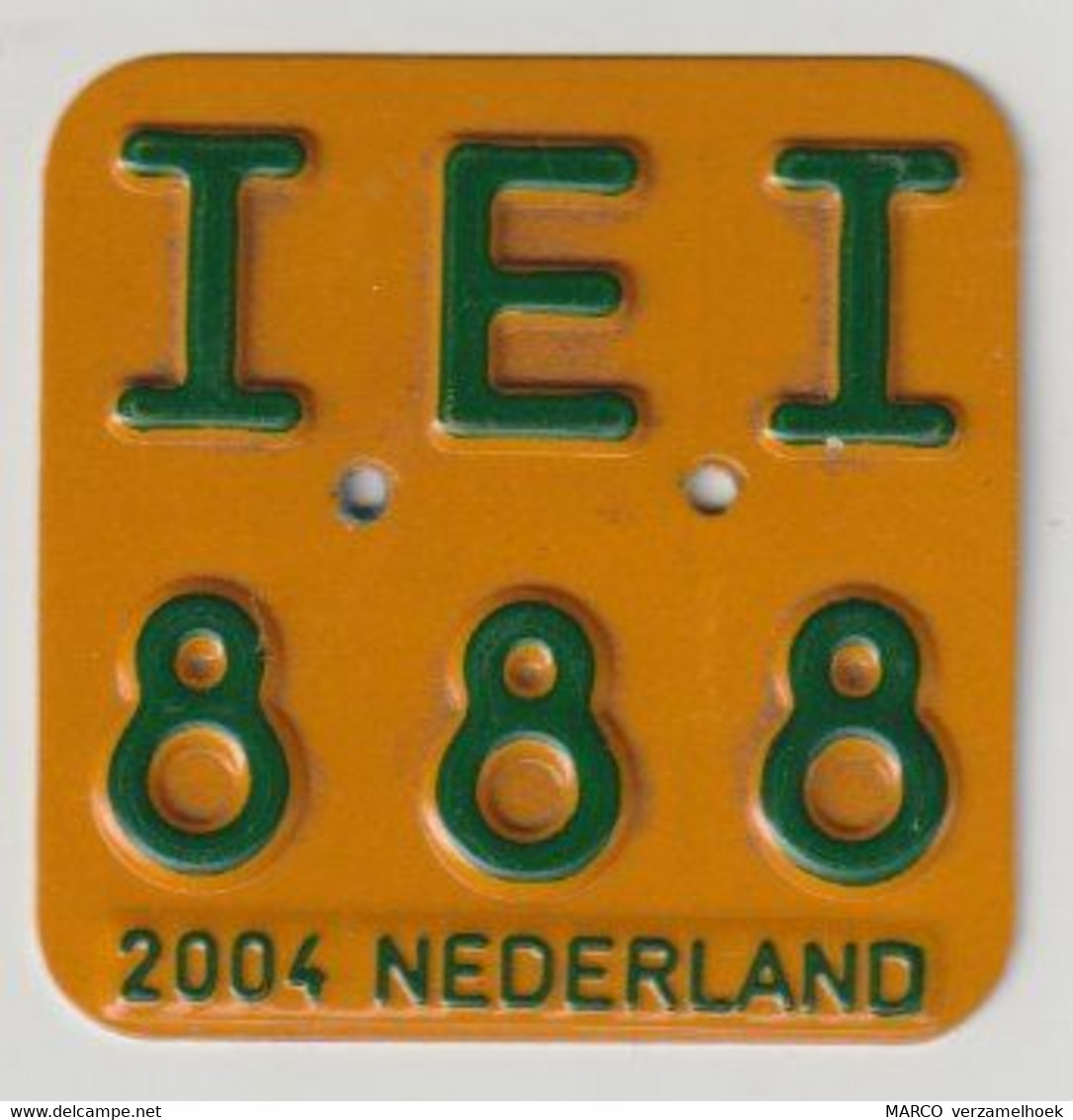 License Plate-nummerplaat-Nummernschild Moped-wheelchair Nederland-the Netherlands 2004 - Nummerplaten