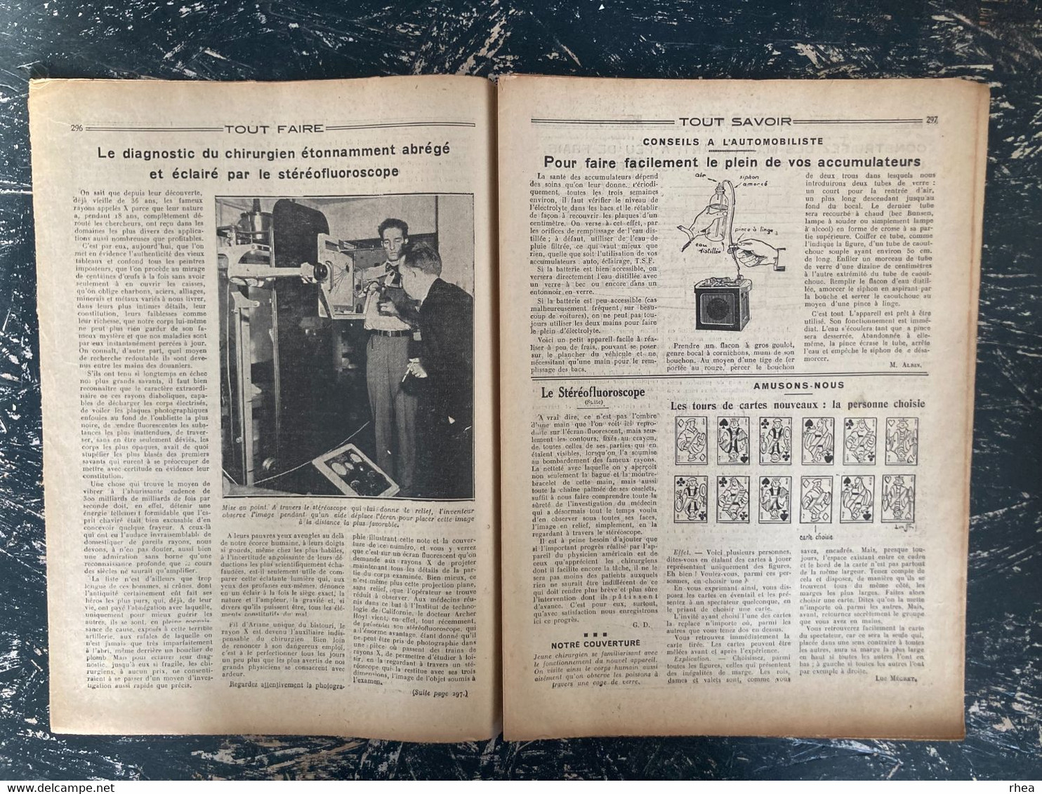 REVUE TSF - Tout Faire Savoir - Stéréofluoroscope - Radios - 30 Pages - Audio-Visual