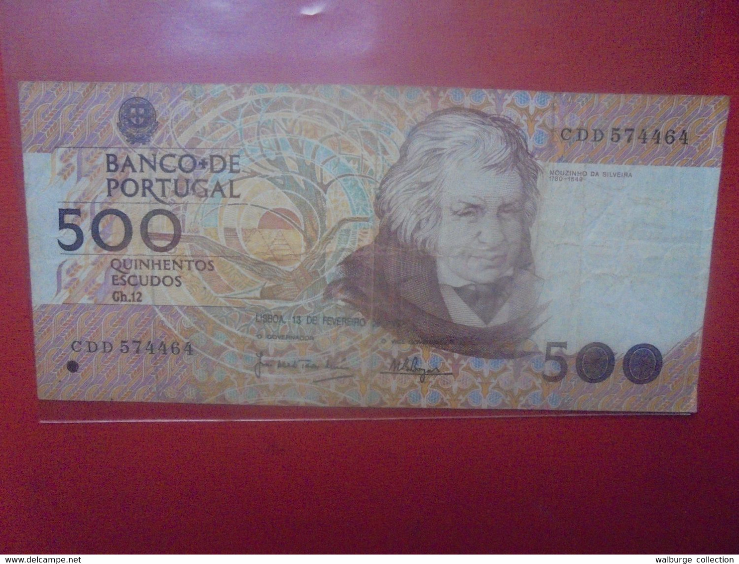 PORTUGAL 500 ESCUDOS 13 Février 1992 Circuler - Portugal