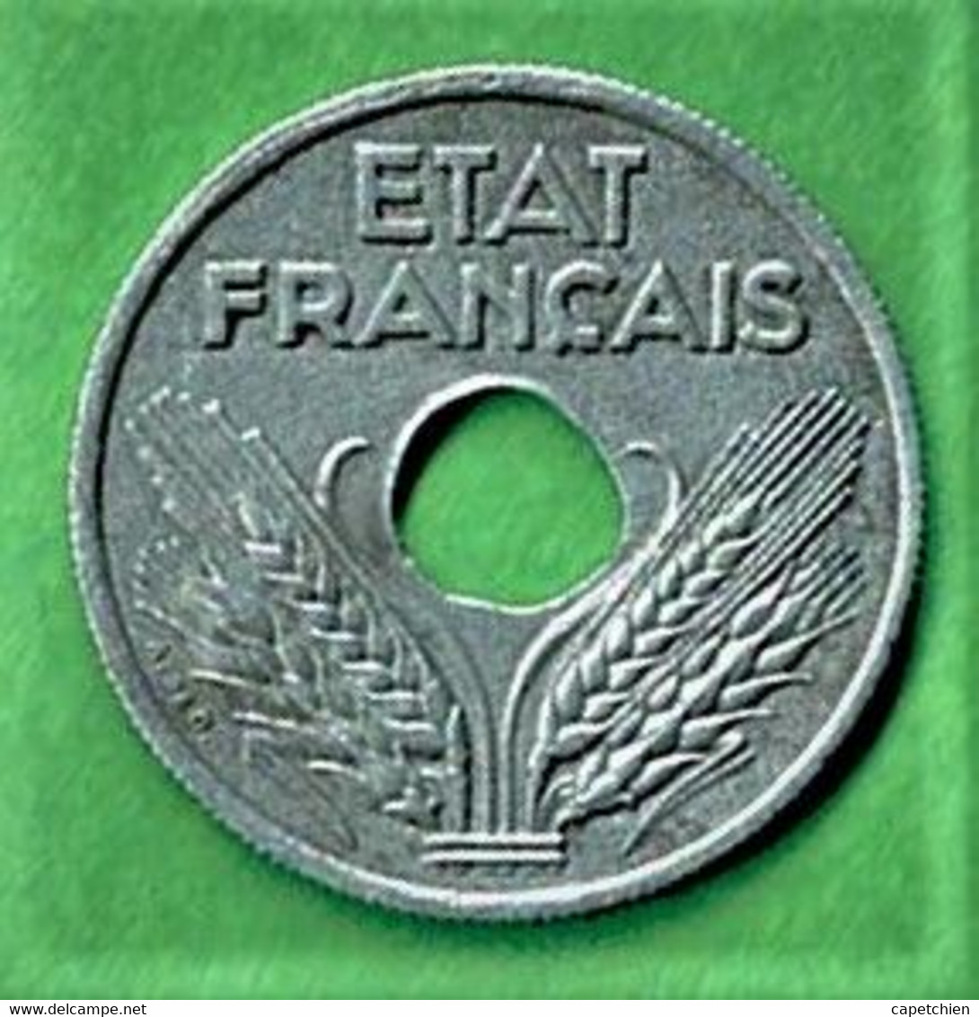 FRANCE / ETAT FRANCAIS / 10 CENTIMES / 1941 / ZINC - 10 Centimes