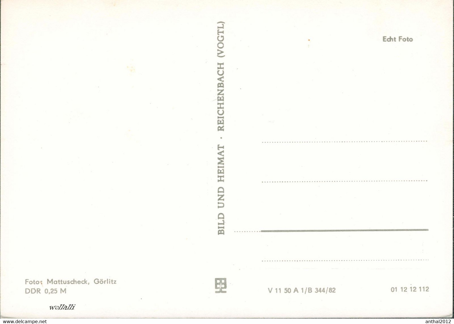 Rar MB-Karte Diehsa Kreis Niesky OL Kindergarten Kaufhalle Schule 1982 V 11 50 A 1/B 344/82 01 12 12 112 - Niesky