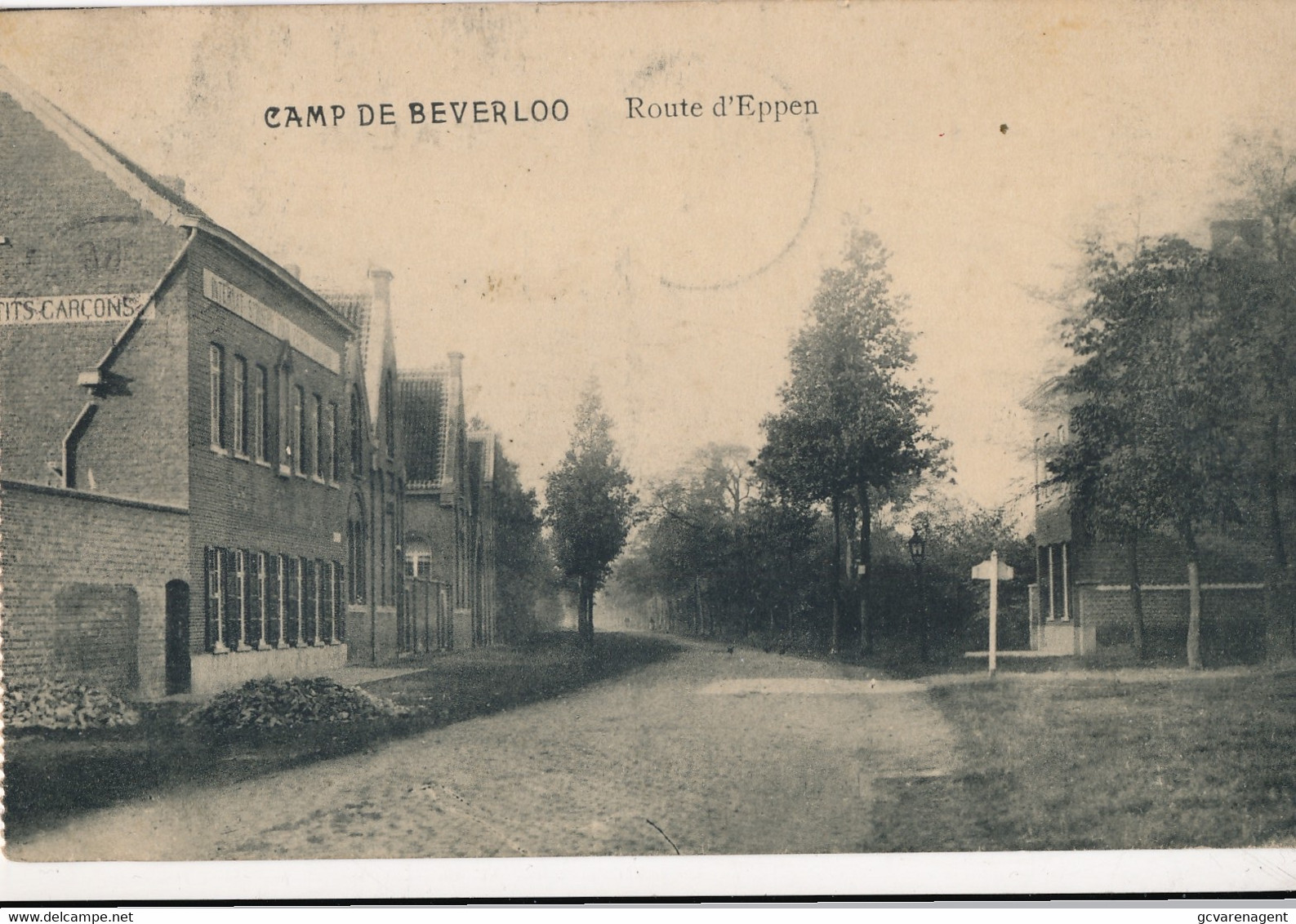 KAMP VAN BEVERLOO  ROUTE D'EPPEN        2 SCANS - Leopoldsburg (Camp De Beverloo)