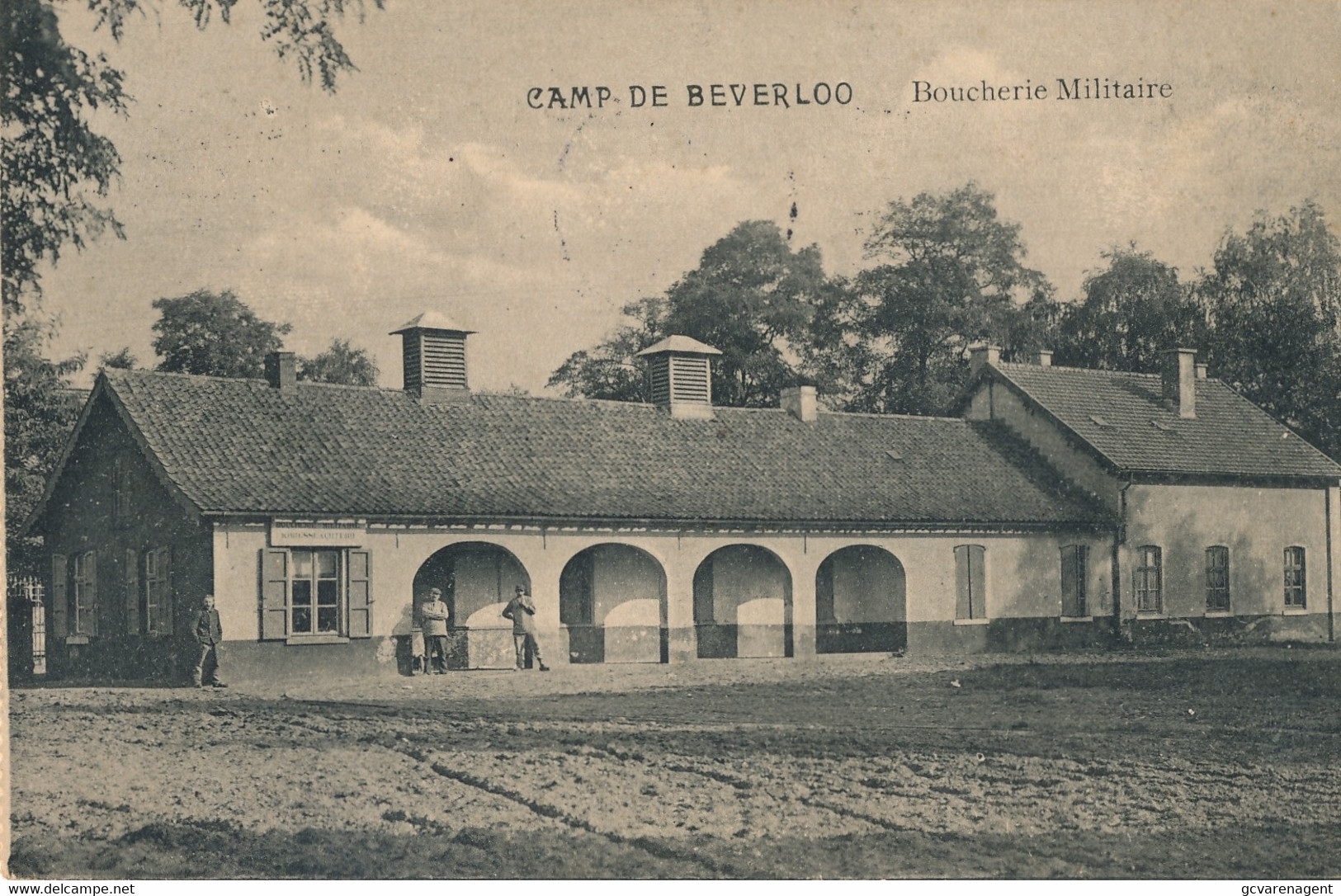 KAMP VAN BEVERLOO     BOUCHERIE MILITAIRE       2 SCANS - Leopoldsburg (Camp De Beverloo)