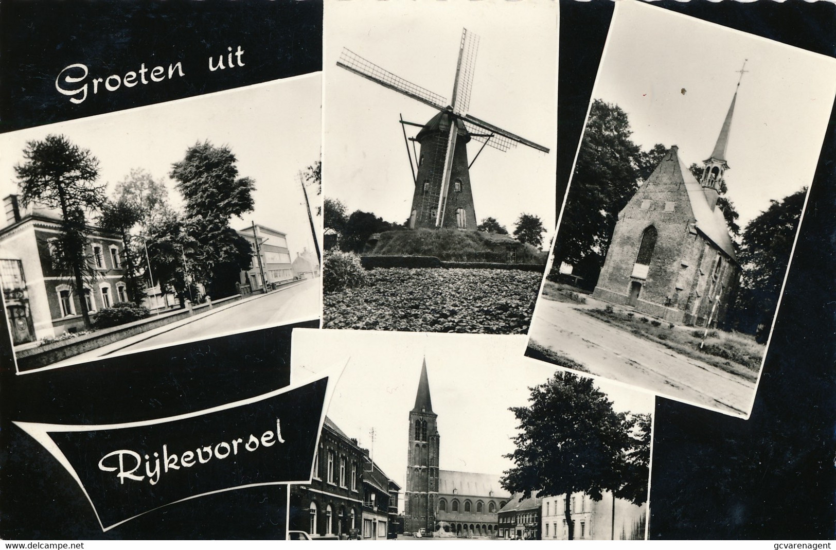 GROETEN UIT RIJKEVORSEL        2 SCANS - Rijkevorsel