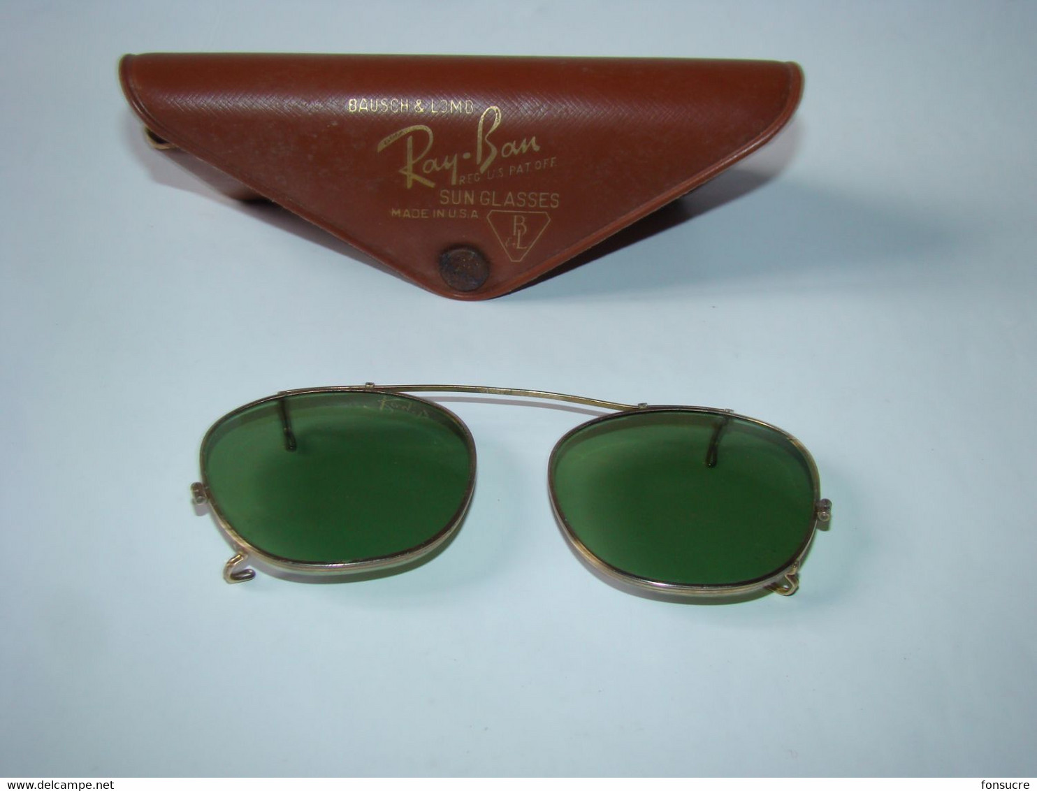 Ancienne Lunette Surlunette De Soleil RAY-BAN Bausch & Lomb Sunglasses Made In USA - Occhiali